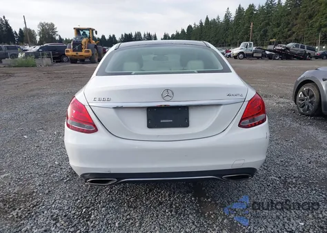 2015 Mercedes-Benz C 300 4Matic from USA, damaged, VIN 55SWF4KB6FU023449